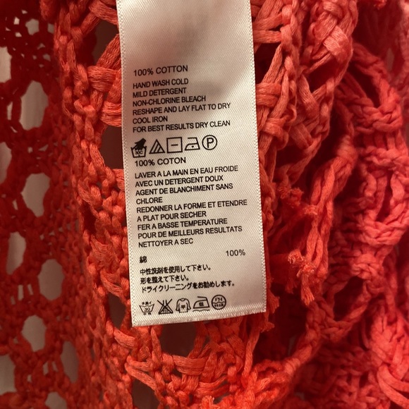 Tommy Bahama Crochet Ombré Pink Cover-up - Picture 7 of 7